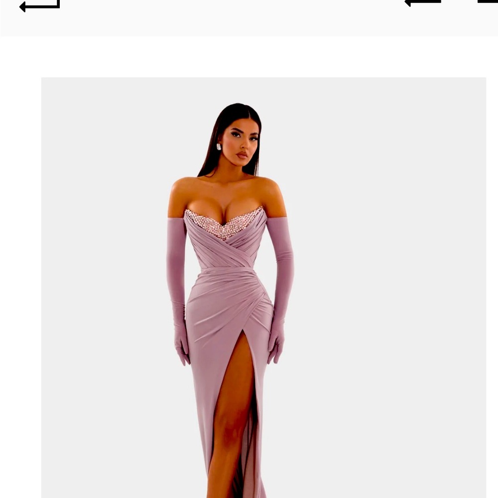 Rusty pink dress from Albina Dyla